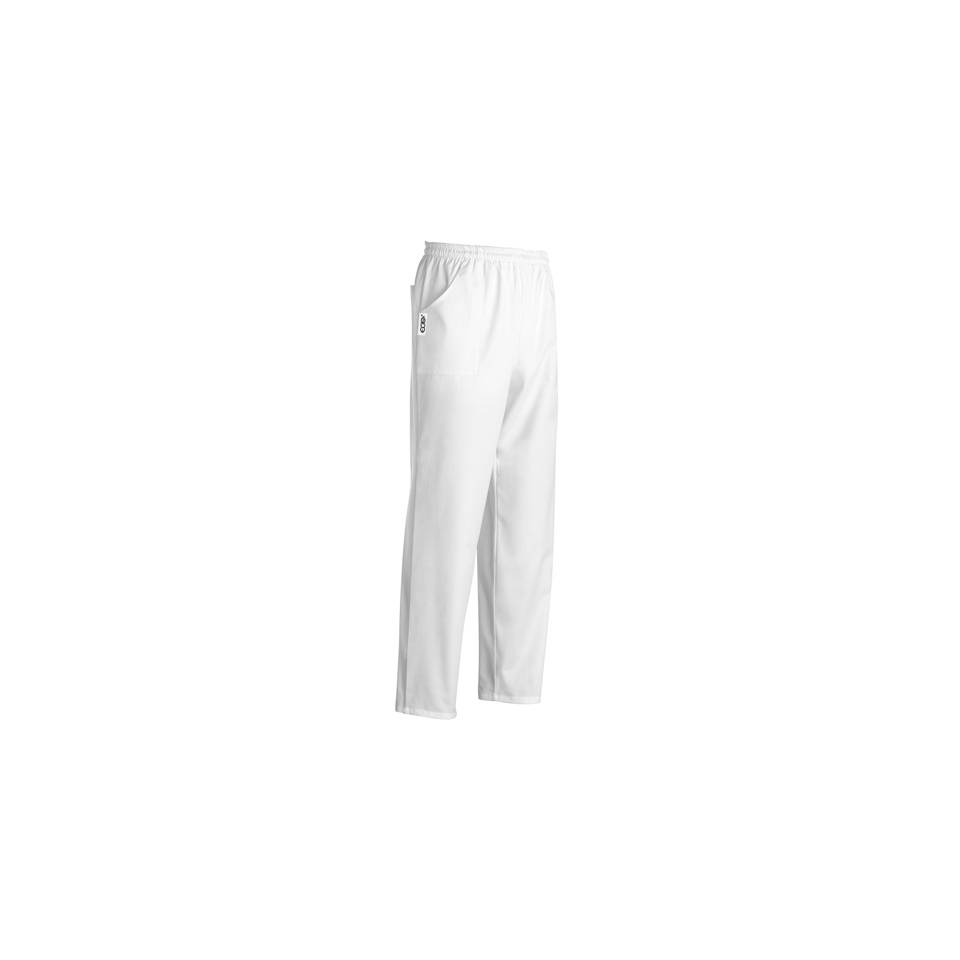 Pantalone cuoco coulisse Egochef taglia S bianco