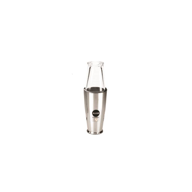 Alessi Boston 2-teilig aus Edelstahl und Glas cl 50