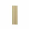 Plastic drinking straw cm 21 gold