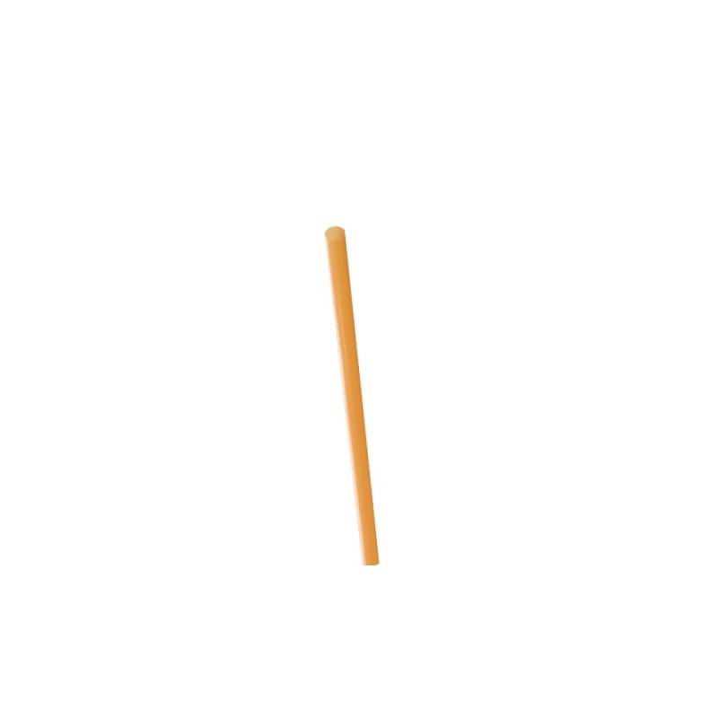 Cannuccia drinking straw in plastica arancio cm 21