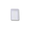 Araven rectangular tray in white polycarbonate lt 3