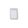 Araven rectangular tray in white polycarbonate lt 10