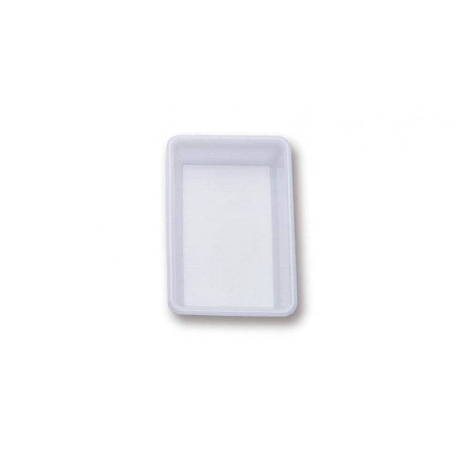 Araven rectangular tray in white polycarbonate lt 10