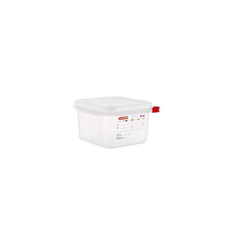 Gastronorm 1/6 Araven with polypropylene lid lt 1.8