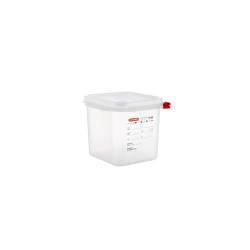 Gastronorm 1/6 Araven with polypropylene lid lt 2.6