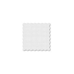 Tovagliolo in cellulosa 1 velo cm 16 x 16 smerlato bianco