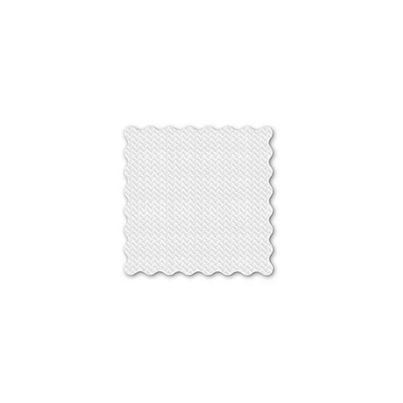 Cellulose napkin 1 ply cm 16 x 16 scalloped white