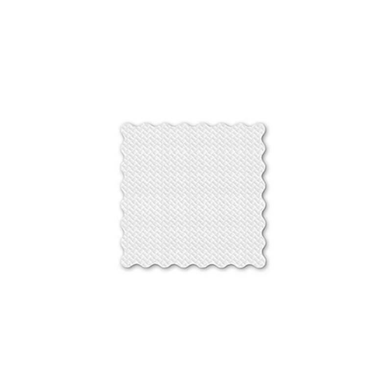 Tovagliolo in cellulosa 1 velo cm 16 x 16 smerlato bianco