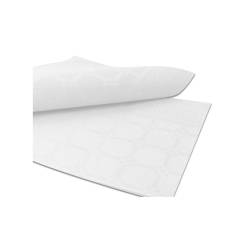 Coprimacchia Elegante in carta politenata bianca cm 100x100