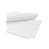 Elegant white polythene paper tablecover cm 100x100