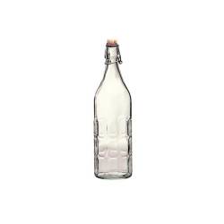 Moresca Bormioli Rocco bottle with hermetic glass cap 0.26 gal