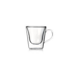 Bormioli Luigi Duos Tea Cup in glass cl 29.5