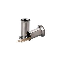 Stainless steel toothpick holder 2.04x0.98 inch