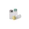 Glass and steel salt and pepper shaker 3.15x1.41 inch