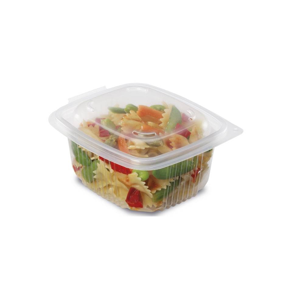Ondipack transparent polypropylene container with lid 16.90 oz.