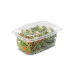 Ondipack transparent polypropylene container with lid 27.05 oz.