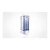 Plastic liquid soap dispenser 25x9.5x9.5cm transparent