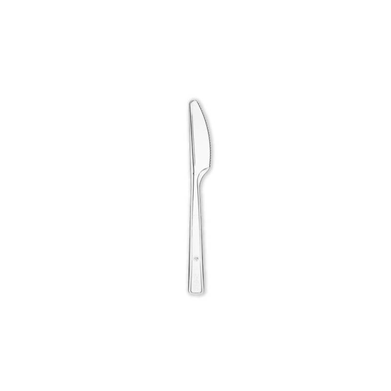 Transparent plastic disposable knife cm 18