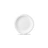 Linea Nova Churchill vitrified white ceramic flat plate 25.4 cm