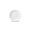 Linea Nova Churchill vitrified white ceramic flat plate 20.3 cm