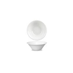 Mediterranean Churchill line salad bowl in white vitrified ceramic cm 21.3