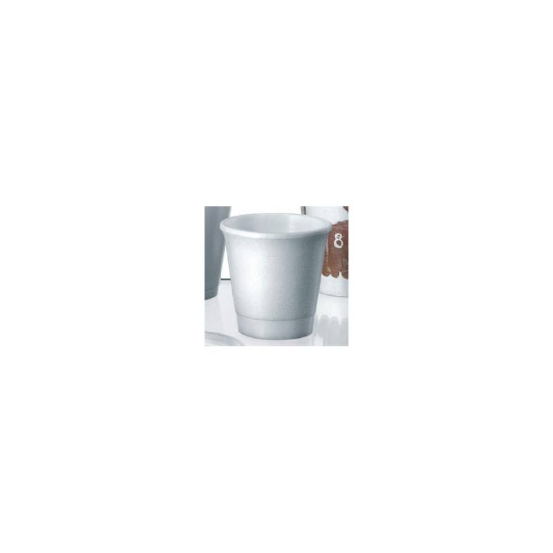 Gobelet à café jetable en polystyrène thermique cl 8