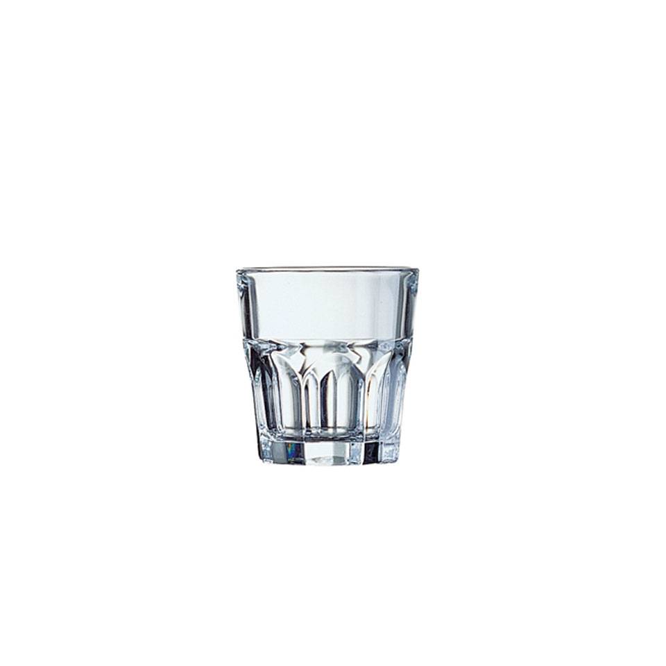 Clear glass stackable low granity tumbler cl 16