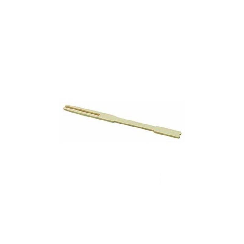Disposable bamboo two-pronged stick forks cm 9