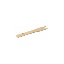 Disposable wooden cocktail forks cm 8.5