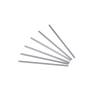 Silver plastic drinking straw cm 21