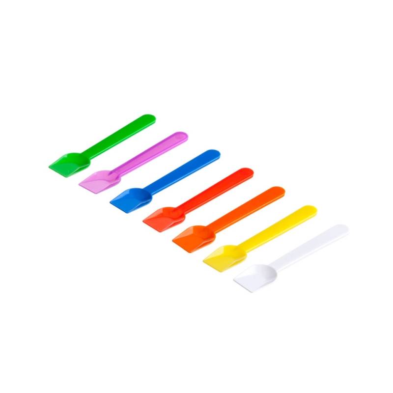 Plastic ice cream scoops assorted opaque colors cm 10