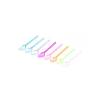 Cucharas de granizado de plástico transparente varios colores cm 15