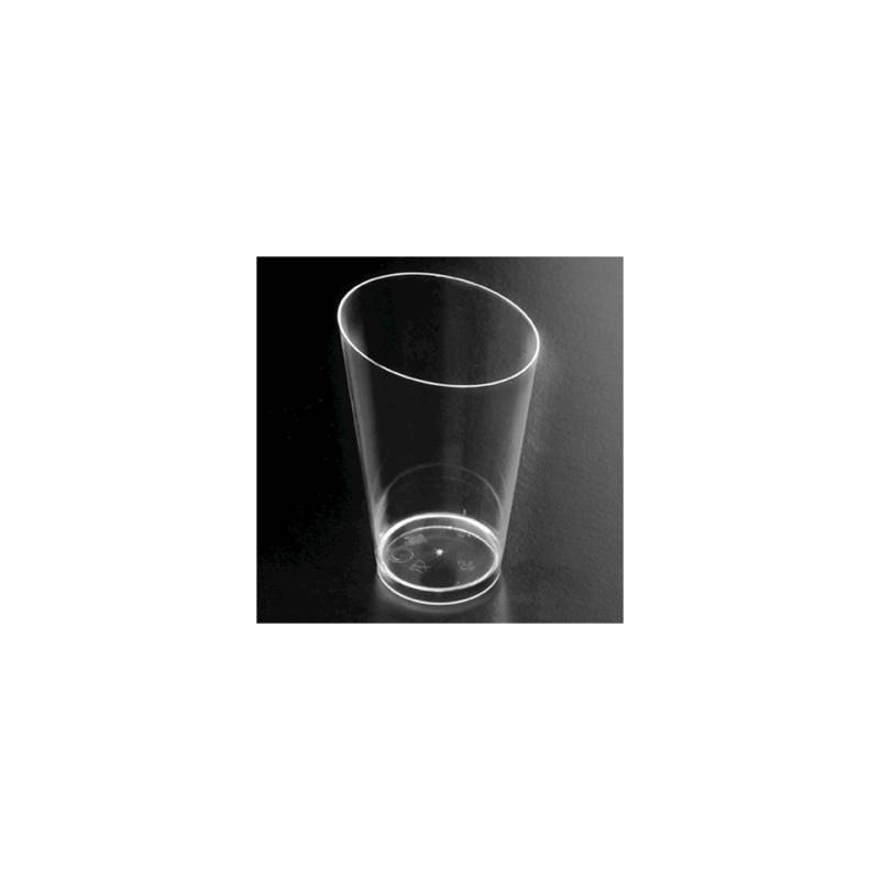 Konisch hoch Finger Food Gold Plast Glas in transparent PS cl 7