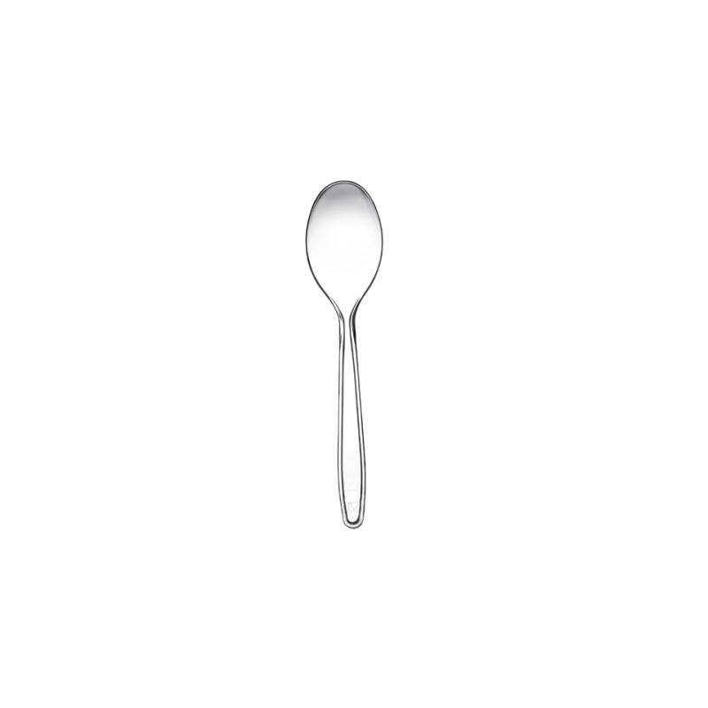 Gold Plast transparent polystyrene disposable spoon cm 17.5