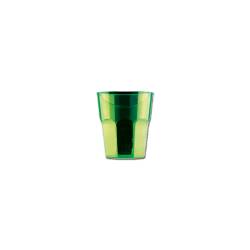 Bicchiere Disco Cocktail Gold Plast in polistirolo verde cl 27