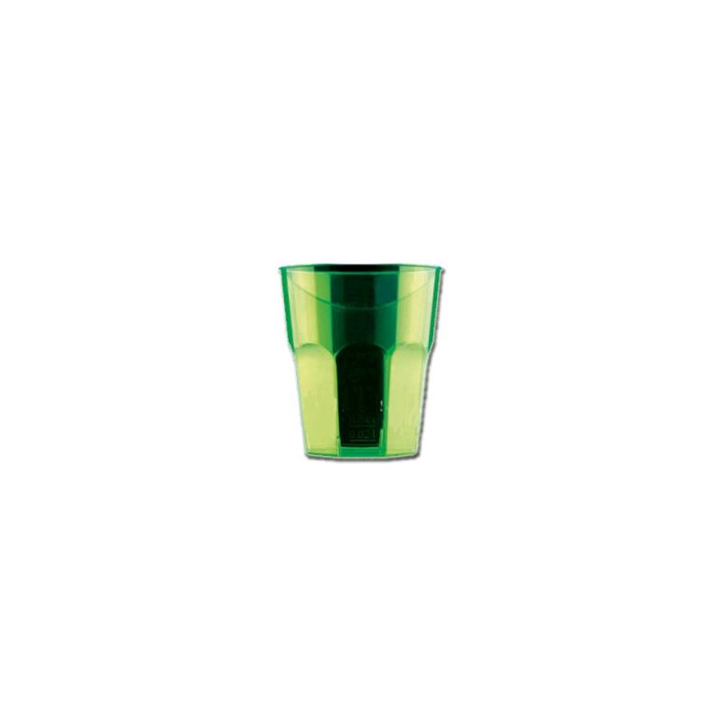 Gold Plast Green Polystyrene Disco Cocktail Glass cl 27