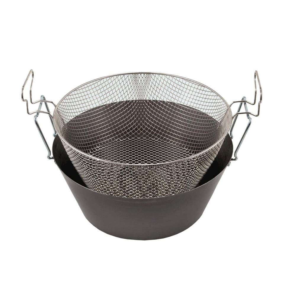 Iron fryer with basket 20.47 inch