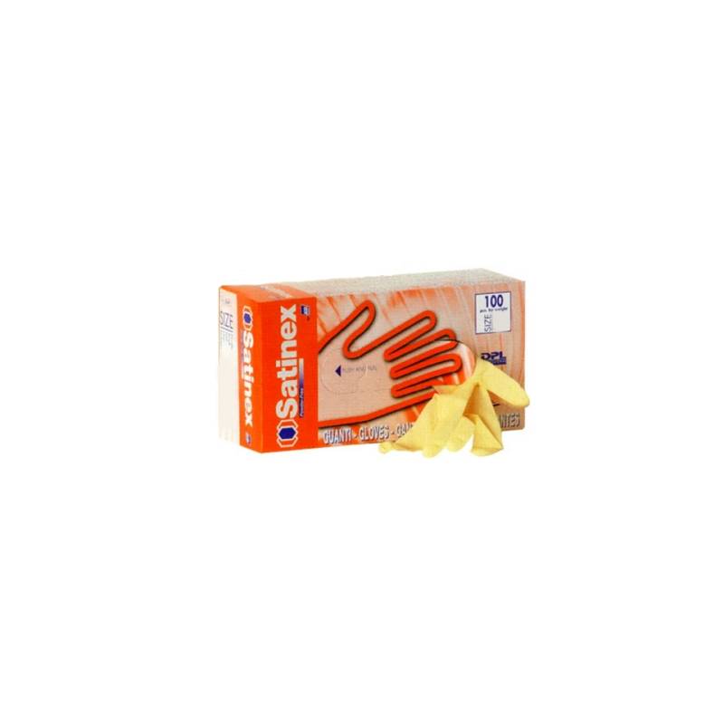 Gants jetables en latex taille S