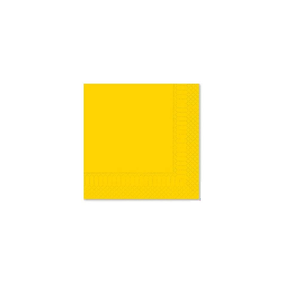 2-ply cellulose napkin yellow cm 24x24