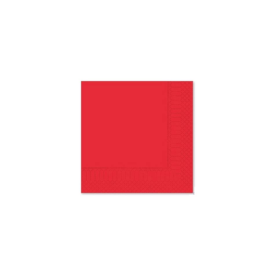 2-ply red cellulose napkin cm 24x24