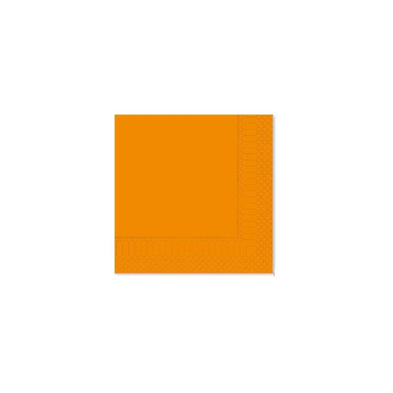 Cellulose napkin 2 ply cm 33 x 33 orange