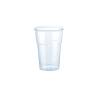 Transparenter Becher aus Polypropylen mit Einkerbung cl 39