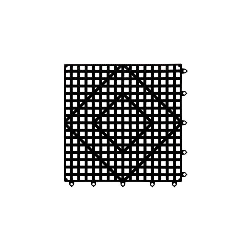 Versa Matte San Jamar Kunststoff 30,5x30,5cm schwarz