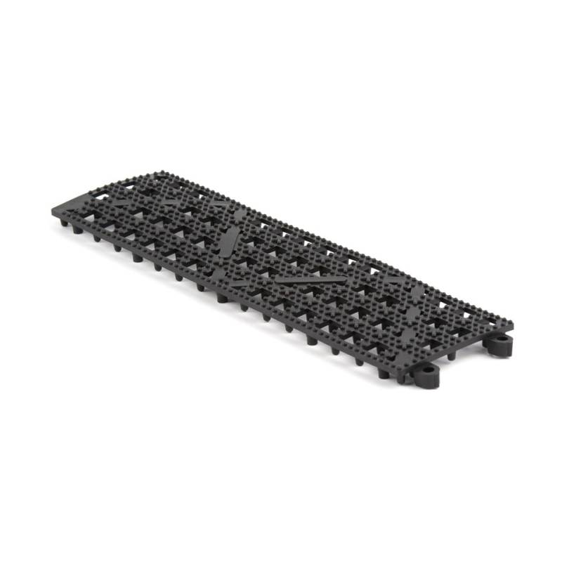 Tiras de alfombrilla Versa de plástico negro cm 31x9