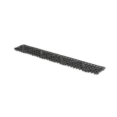 Tiras de alfombrilla Versa de plástico negro cm 31x9