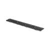 Tiras de alfombrilla Versa de plástico negro cm 31x9