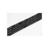 Tiras de alfombrilla Versa de plástico negro cm 31x9