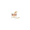 Coppered chocolate fondue
