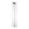 Brosse demi-lune pivotante en laiton cm 170