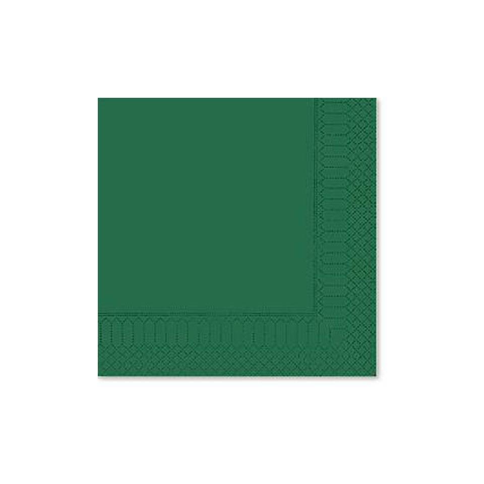 Forest green 2-ply cellulose napkin cm 25x25